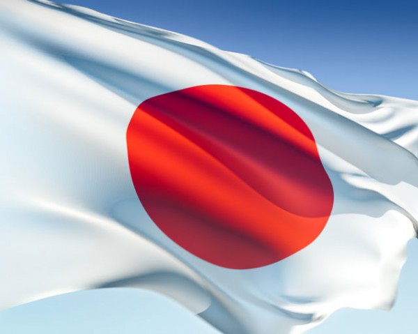 japan flag earthquake. crisis in Japan following