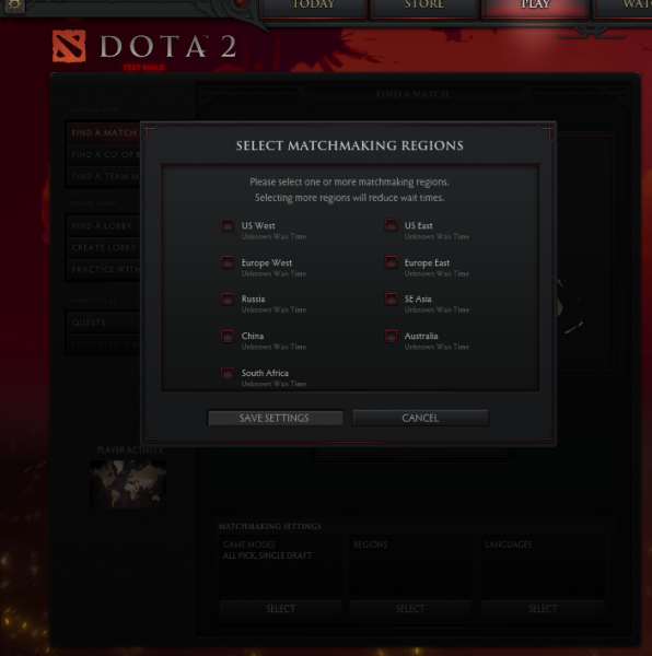 Dota2-SA on the Map